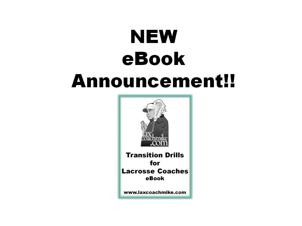 eBook, Transition Lacrosse Drills Volume I