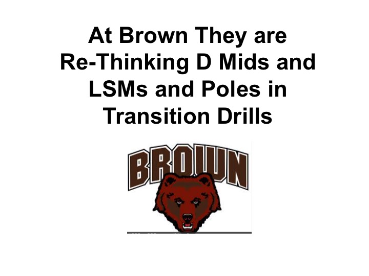 Article: Brown Coach Tiffany Lacrosse Drill