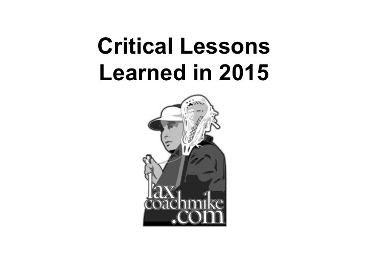 Article: Critical Lessons From 2015