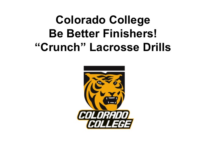Article:  Be Better Finishers! Colorado College